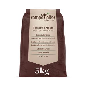 Café Moído, Pacote de 5kg em Pó