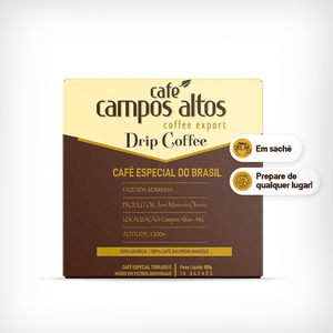 Drip Coffee Bourbon Amarelo, 10 Doses