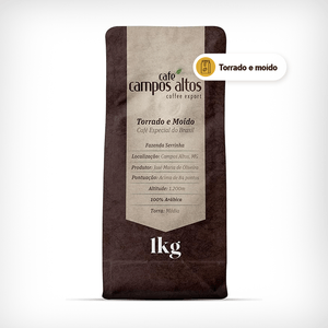 Café Moído, Pacote de 1kg em Pó